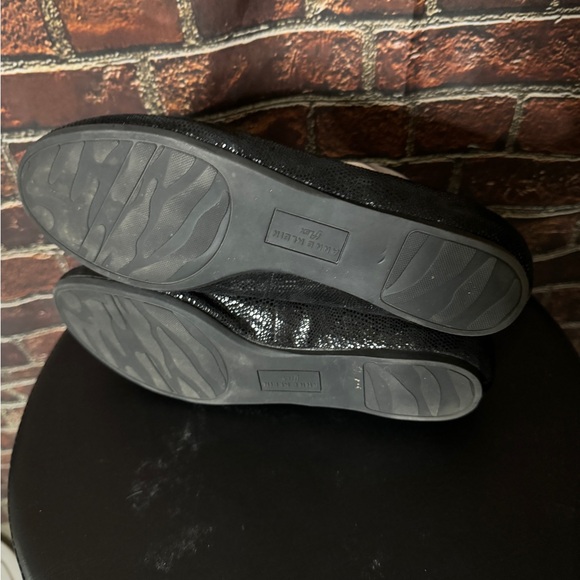 Anne Klein Black Snakeskin Ballet Flats Sz 8.5 - Picture 3 of 5